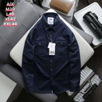ราคา ZARA เสื้อเชิ๊ตแขนยาวชาย M 2XL (20619086930)