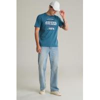 ราคา Mc jeans เสื้อยืดแขนสั้นผู้ชาย คอกลม สีฟ้าเข้ม MTSZC13 (21784825478)