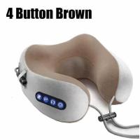 ราคา หมอนนวดคอ หมอนนวดคอไฟฟ้า Massage Neck Pillow หมอนรองคอไฟฟ้า สามปุ่ม หมอนในรถ หมอนนวดไฟฟ้า แบบพกพา หมอนรองคอ รูปตัวยู เครื่องนวดคอ (21289915051)