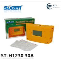 ราคา Suoer MPPT ST H1230 Charge Controller 30A 12V 24V Solar System Battery Charge Controller 30A ST H1230 (9909979052)