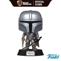 ราคา Funko POP 76550 The Mandalorian with DarkSaber POP Vinyl The Mandalorian (21357361091)