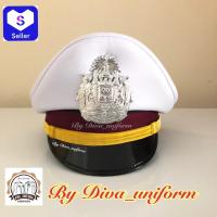 ราคา หมวกตำรวจ สีขาว หมวกหม้อตาล หมวกขาวตำรวจ หมวก (2176262972)