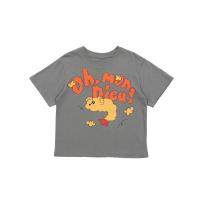 ราคา สินค้าลิขสิทธิ์แท้ Iris kids l 24 bebe Summer IKS9094 IKS076 gray t shirt เสื้อผ้าเด็ก ชุดเข้าเซ็ท เสื้อยืด (21734743689)