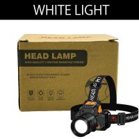 ราคา รับประกัน 3 ปี ไฟฉายคาดหัว LED ส่องแสงระยะ1 5KM การออกแบบกันน้ำ มีการรับประกัน USBไฟหน้ามัลติฟังก์ชั่น ไฟฉายคาดหัวแท้ สปอตไลท์อันทรงพลัง head torch (21904139856)