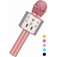 ราคา Kids Microphone for Singing Wireless Bluetooth Karaoke Microphone for s Toys for Boys Girls Gift for Birthday Party (21465319921)