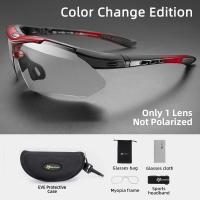 ราคา ROCKBROS Cycling Glasses Photochromic Bicycle Sports Sunglasses Men Women UV400 MTB Road Bike Goggles Ultralight Outdoor Eyewear (17058102834)