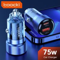 ราคา Tooki 75W QC3 0 C Type PD Quick Charger Mobil โปร่งใส USB ที่ชาร์จแบตในรถ2 Port ที่ชาร์จแบตในรถ USB ที่ชาร์จแบตในรถ (17275396275)