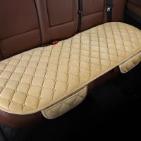 ราคา Dargly ที่หุ้มเบาะรถยนต์ 3 ชิ้น หุ้มกำมะหยี่ Car Cushion มีช่องเก็บของ ผ้าคลุมเบาะรถยนต์ (21815904312)