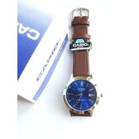 ราคา พร้อมกล่อง นาฬิกาข้อมือ สายหนัง นาฬิกาcasio นาฬิกาผู้หญิง นาฬิกาผู้ชาย ผู้หญิง นาฬิกาสายหนัง ระบบเข็ม แสดงวันที่ RC614 (7612536464)