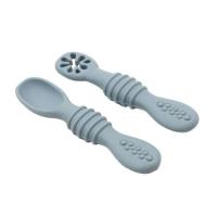 ราคา Infant Spoons Feeding 2 Pcs Silicone Baby Feeding Spoons Infant First Stage Rainbow Chew Spoon Set Baby Feeding Supplies BPA Free for sale (16880370316)