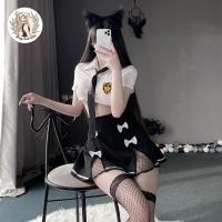 ราคา ชุดตำรวจ ชุดนอนไม่ได้นอน ชุดคอสเพลย์ตำรวจสาว เซ็ทเสื้อกระโปรง มาพร้อมเน้คไทน์ กระโปรงเเต่งโบว์ (21547321187)