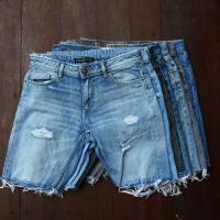 ราคา 01 คัดพิเศษ กางเกงยีนส์ขาสั้นชาย แบรนด์แท้ นำเข้า US JP KR คละแบบ (16583862878)