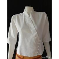 ราคา เสื้อพื้นเมืองหญิง เสื้อป้าย ผ้าฝ้ายชินมัย เสื้อกระดุม5เม็ด (16424506162)