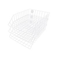 ราคา Orca ตะกร้าเคลือบ No 88 3 ชั้น ถาดใส่เอกสารลวดเคลือบพลาสติก ผลิตจากเส้นลวดขนาดใหญ่เคลือบด้วยพลาสติก PVC คุณภาพมาตรฐาน (16636068321)