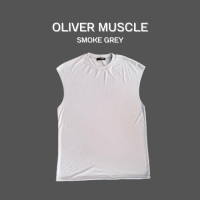 ราคา เสื้อแขนกุดทรงเกาหลี สีพื้น Oliver Muscle (21916226603)