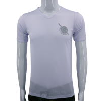 ราคา เสื้อยืด เสื้อซับใน ตำรวจ ตร คอวี สีขาว สีดำ สกรีนสีมุกเงิน ตราโล่ ตำรวจ ROYAL THAI POLICE (9033515225)