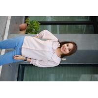 ราคา เสื้อผ้าฝ้ายแท้ คอบัว แขนสม๊อก สามส่วน งานกระดุมปั้ม (18946074743)