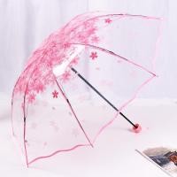 ราคา ร่มกันฝนลายดอกซากุระแบบใสด้ามยาวแบบพับอัตโนมัติสำหรับผู้หญิงสไตล์ INS แบบสดใสน่ารักแนวโมริแนววินเทจเรียบง่ายน่ารักสำหรับนักเรียน (17715172339)