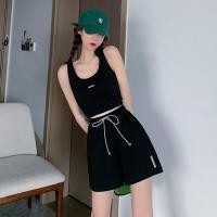 ราคา ชุดเซต2ชิ้นผญ แนวสปอร์ต เสื้อกล้าม กางเกงขาสั้น ชุดเซ็ตออกกำลังกาย ผ้าใส่สบาย ชุดเซ็ตเสื้อ กางเกง (21301023468)