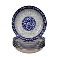 ราคา KB จาน ชาม ถ้วย เซรามิค ชุด 6 ใบ ราคาประหยัด เข้าไมโครเวฟได้ (21481104760)