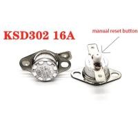 ราคา สวิตช์ควบคุมอุณหภูมิแหวนเคลื่อนย้ายเท้าแบน KSD301เซรามิก250V 16A เอง 302 45 150 C (21137458155)