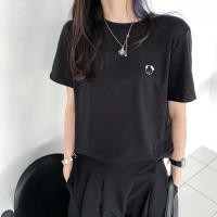 ราคา Mira shop เสื้อคอกลมโอเวอร์ไซส์ปักลายกรุบกริบ เสื้อโอเวอร์ไซส์ เสื้อยืด (9725994248)