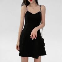 ราคา Closet Crush เดรสสั้นสายเดี่ยวกระโปรงพอง สีดำ (21685966390)