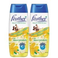 ราคา 1แถม1 Feather Nature Clean Care Shampoo 340 ml แฟซ่า เนเจอร์คลีน แคร์ แชมพู 340มล (17485331426)