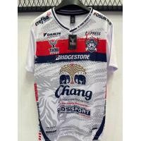 ราคา เสื้อกีฬาพิมพ์ลาย คอวี สกรีนคอ ไซส์S 3XL (20000357769)