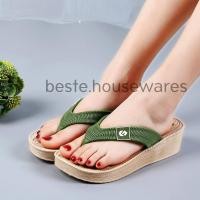 ราคา รองเท้าหูคีบ รองเท้าแตะยางสาน นิ่มมาก แฟชั่น ส้นสูง (21602816234)