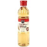 ราคา น้ำส้มสายชูหมักธรรมชาติ ทำมาจากข้าวกล้อง100 น้ำส้มสายชูเกาหลี cj brown rice vinegar 500ml 백설 현미 식초 (13640474702)