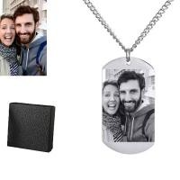 ราคา สร้อยคอส่วนบุคคลสร้อยคอรูปถ่ายที่กำหนดเองของขวัญวันวาเลนไทน์ของขวัญวันเกิดสร้อยคอนาฬิกาผู้หญิงสแตนเลสผู้ชายจี้แกะสลักชื่อภาพสแตนเลส (19899587156)
