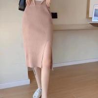 ราคา Cckoss พร้อมส่ง กระโปรงทรงเอผ่าหน้างานนุ่มใส่สบายไม่ร้อน กระโปรงผ่าหน้าเอสูง เอวยางยืด (13520861163)