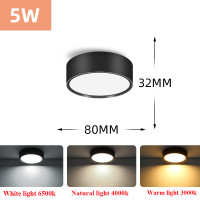 ราคา จัดส่ง3วัน ไฟดาวน์ไลท์ ดาวน์ไลท์ led ดาวไลท์ติดลอย Downlight ไฟ led กลม โคมไฟเพดาน คูลไวท์ ดาวน์ไลท์ติดลอย 5W 10W ไฟแต่ (20962082449)