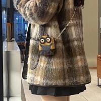 ราคา กระเป๋าสะพายสายโซ่ทอง หนังดี เนี่ยน (21448268034)