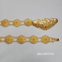 ราคา เข็มขัดชุบทอง เข็มขัดล้านนา เข็มขัดลายไทย สินค้าพร้อมส่งจากประเทศไทย (20691273635)