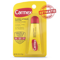 ราคา Carmex Classic Lip Balm Medicated 0 35 oz 10 g Original ลิปบาล์ม แบบหลอด บำรุงปากนุ่ม ไม่แห้งแตก สินค้าจากอเมริกาค่ะ (21727404764)