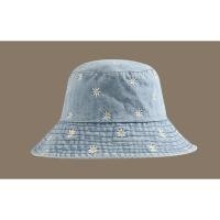 ราคา W0165 หมวกบักเก็ตยีนส์ มี 2 ลายให้เลือก ลายหัวใจลายดอกเดซี่ น่ารักมาก ใส่กันแดดใส่เที่ยว สไตล์เกาหลี (21805664905)