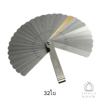 ราคา ฟิลเลอร์เกจ 32ใบ เกจวัดความหนา ฟิลเลอร์เกจ Feeler Gauge ราคาต่อชิ้น กรุณาเลือกตัวเลือก (14041135079)
