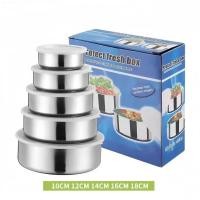 ราคา KOALA 3 ชุดหม้อสแตนเลส 5 ใบ ชามผสมอาหารสแตนเลส ที่เก็บอาหาร ชามเก็บอาหาร กล่องเก็บอาหารสแตนเลส ชุดหม้อแขก (21904346663)