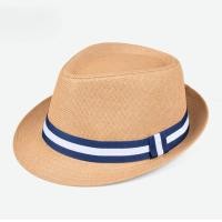 ราคา 167 หมวกทรงไมเคิล หมวกปานามา ปีกสั้น คาดลายทาง สินค้าพร้อมส่งจากไทย (19267176787)