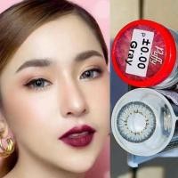 ราคา คอนแทคเลนส์ รุ่น Puffy ยี่ห้อ Pitchylens Pretty doll ตาโต มีสี เทา ตาล สายตาปกติ (17262460194)