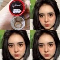 ราคา คอนแทคเลนส์ บิ๊กอาย รุ่น Catwoman สีเทา ตาล Gray Brown ค่าสายตา 0 00 8 00 (16536442618)