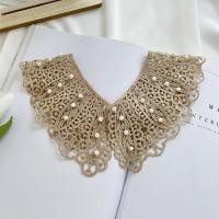 ราคา ELECTRONIC CIRCUIT เสื้อเบลาส์ คอ Ruff ปรับเสื้อผ้าได้ ผ้าคลุมไหล่สำหรับตกแต่ง ปกเสื้อปลอม ถอดออกได้ ลูกไม้ผ้าคอ เสื้อครึ่งปกคอแบะของเสื้อ (21783414130)
