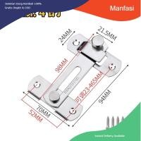 ราคา Manfasi กลอนสับประตู 3นิ้ว 4นิ้ว สลักกลอน กลอนสับบานเลื่อน กลอนสับหน้าต่าง สแตนเลส (21814778707)