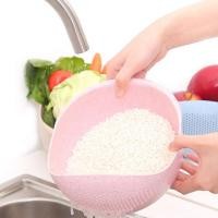 ราคา ชามที่กรองล้างข้าวกระชอนพลาสติกถั่วตะแกรงล้างกระเปาะกรองอุปกรณ์ทำความสะอาดครัวสำหรับผักผลไม้พาสต้า (17661850520)