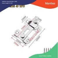 ราคา Manfasi กลอนสับประตู 3นิ้ว 4นิ้ว สลักกลอน กลอนสับบานเลื่อน กลอนสับหน้าต่าง สแตนเลส (21814778708)