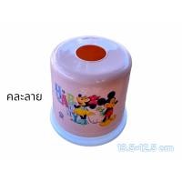 ราคา กล่องทิชชู่ กล่องทิชชู่กลม กล่องใส่กระดาษทิชชู่ กล่องทิชชู่ มีลาย สีพลาสเทล ขนาด 13 5 12 5 cm (21122930375)