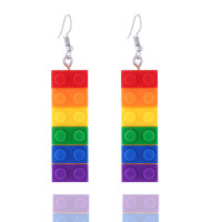 ราคา ต่างหูสีรุ้ง ตุ้มหูสีรุ้ง LGBT (21163241142)
