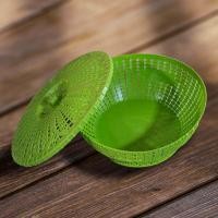 ราคา ตะกร้า ตะกร้ากลมมีฝา ตะกร้ามีฝาปิด ตะกร้าใส่ของลายฉลุดอกไม้ กล่องใส่ของอเนกประสงค์ ตระกร้าใส่ของ ใบใหญ่ (15979676063)